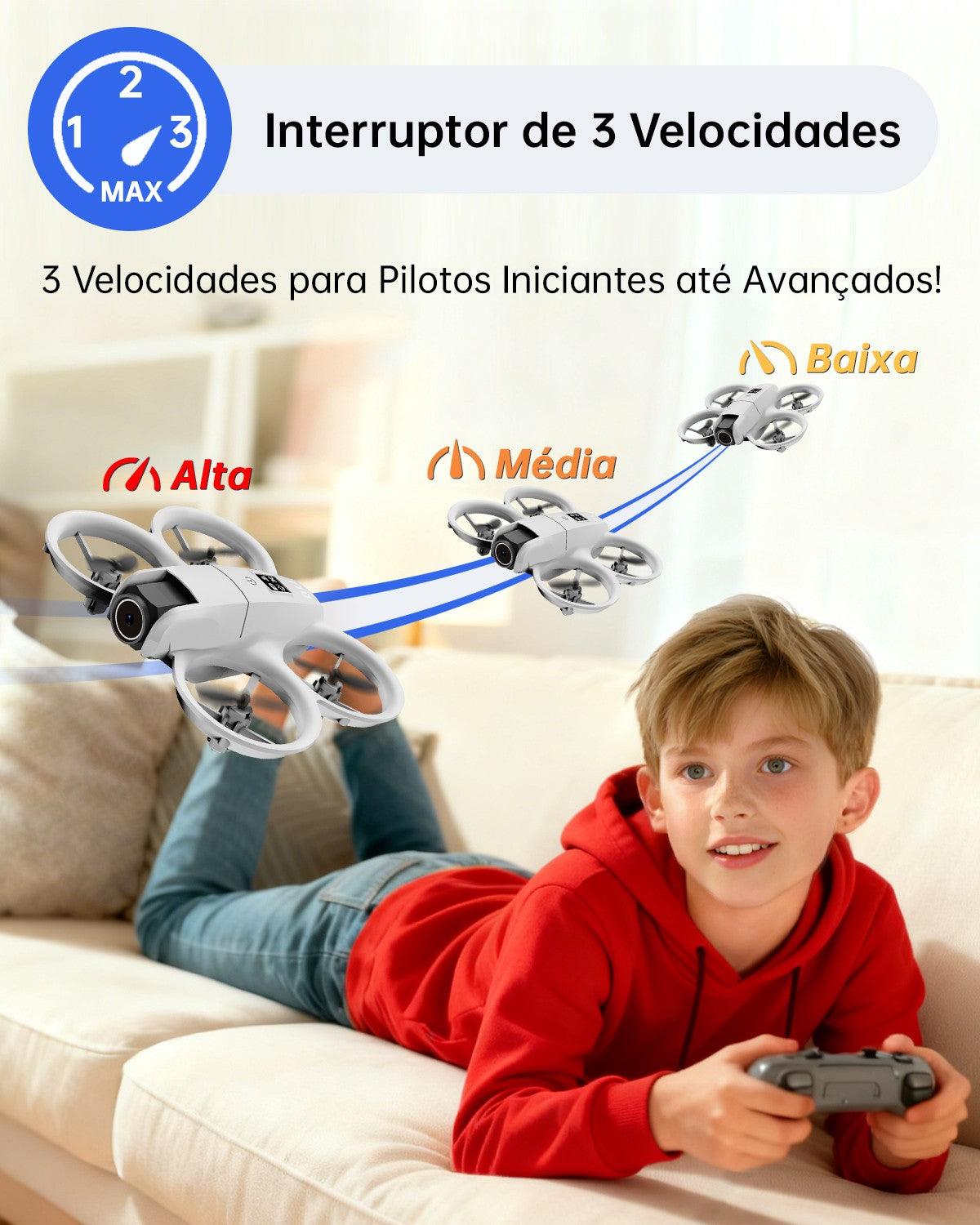 Drone Profissional com Câmera