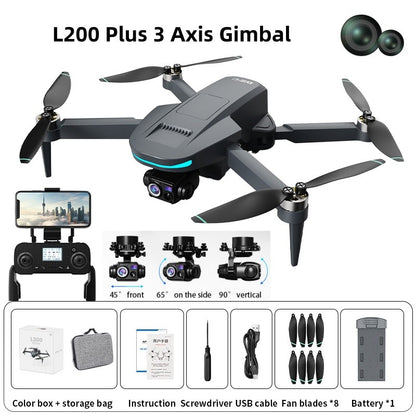 Drone GPS L200 Plus 4K Profissional
