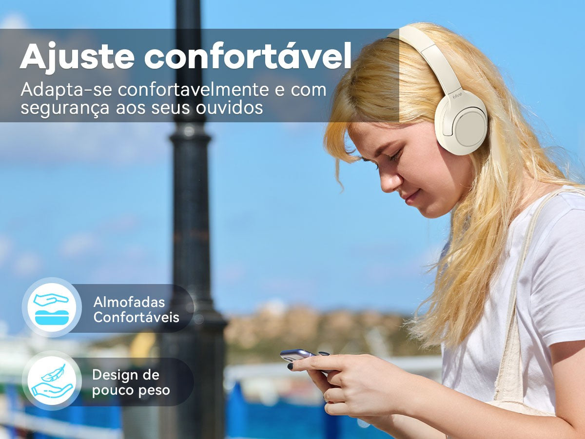 Fones de ouvido sem fio Bluetooth FIFINE 65H-X3