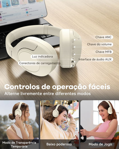 Fones de ouvido sem fio Bluetooth FIFINE 65H-X3