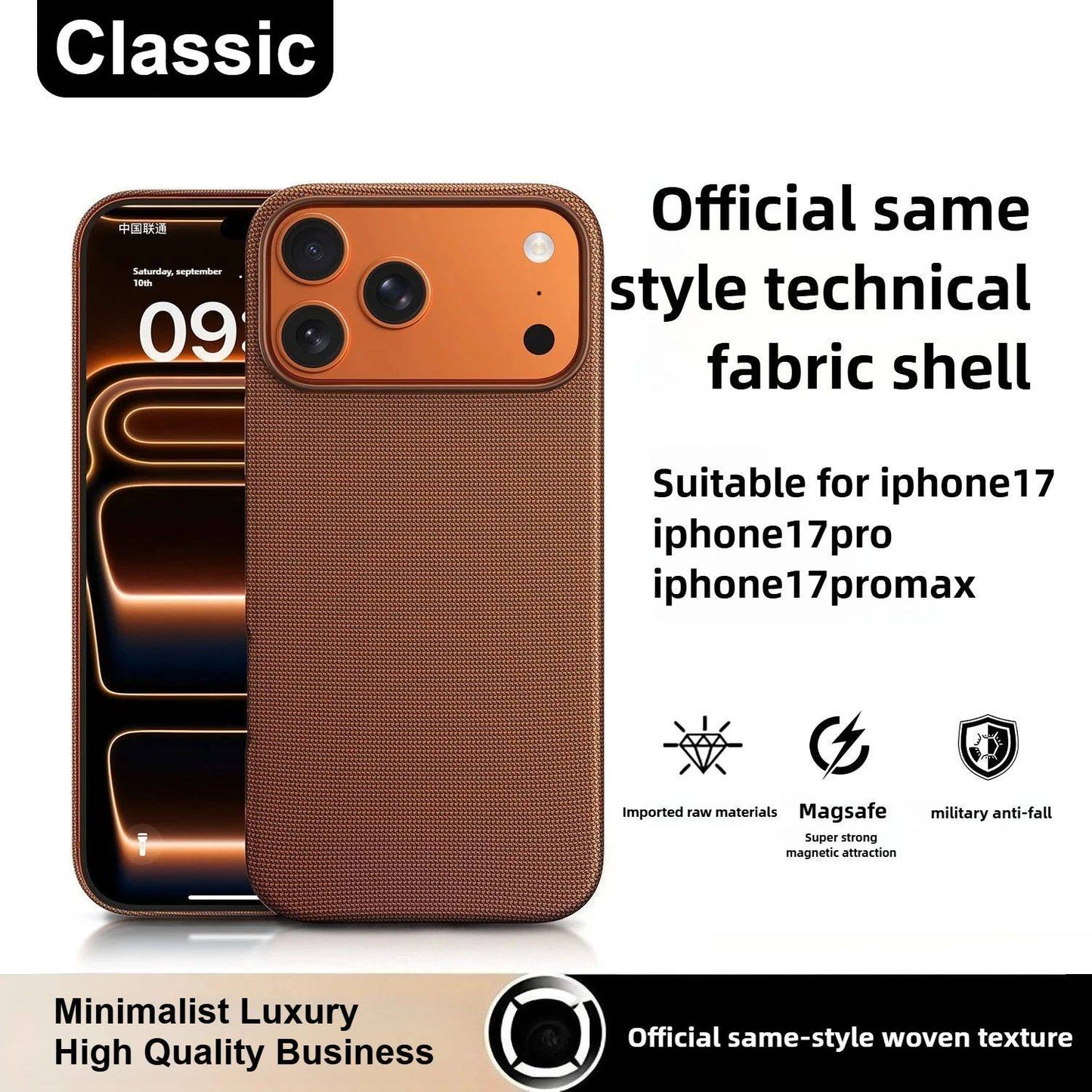 Capa Woven Premium MagSafe para iPhone